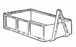 12 cubic meter skip bin for hire in Brunswick