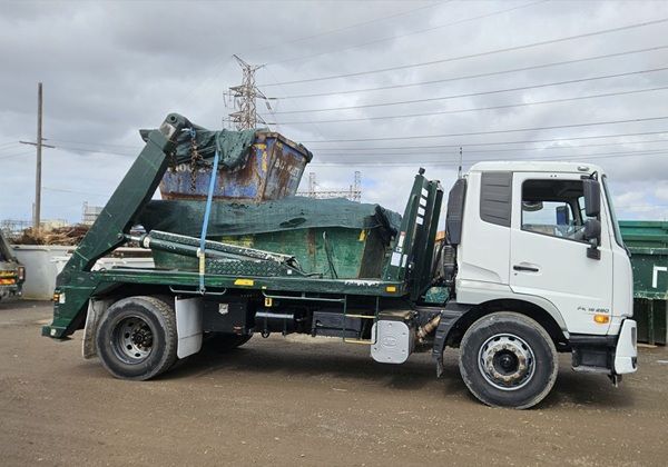 Skip Bins in Brunswick yard